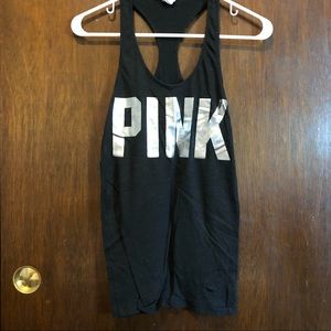 pink graphic tank